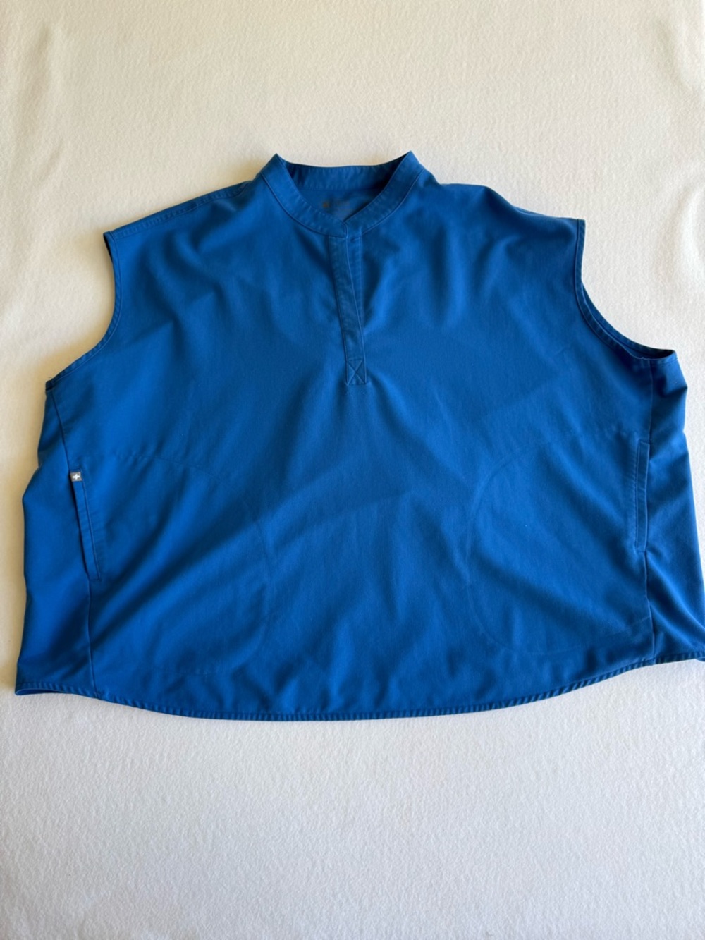 Figs Scrub Set Women's 6XL Tall Blue Rafaela Top & Livington Pants Stretch - Picture 2 of 12